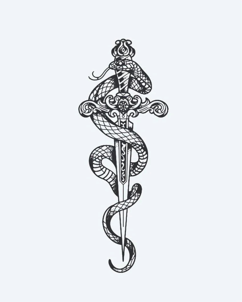 Suemos- Serpiente y Daga Ornamentada
