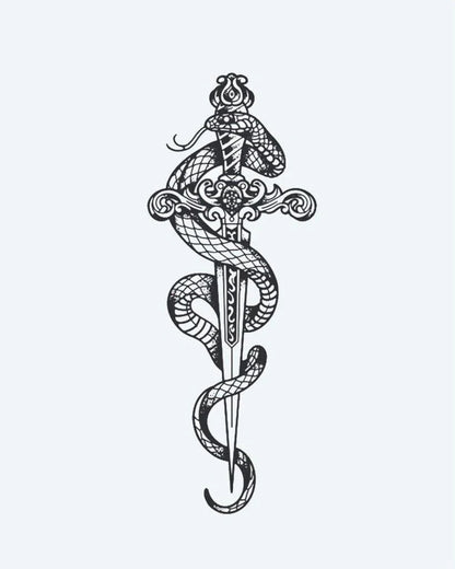 Suemos- Serpiente y Daga Ornamentada