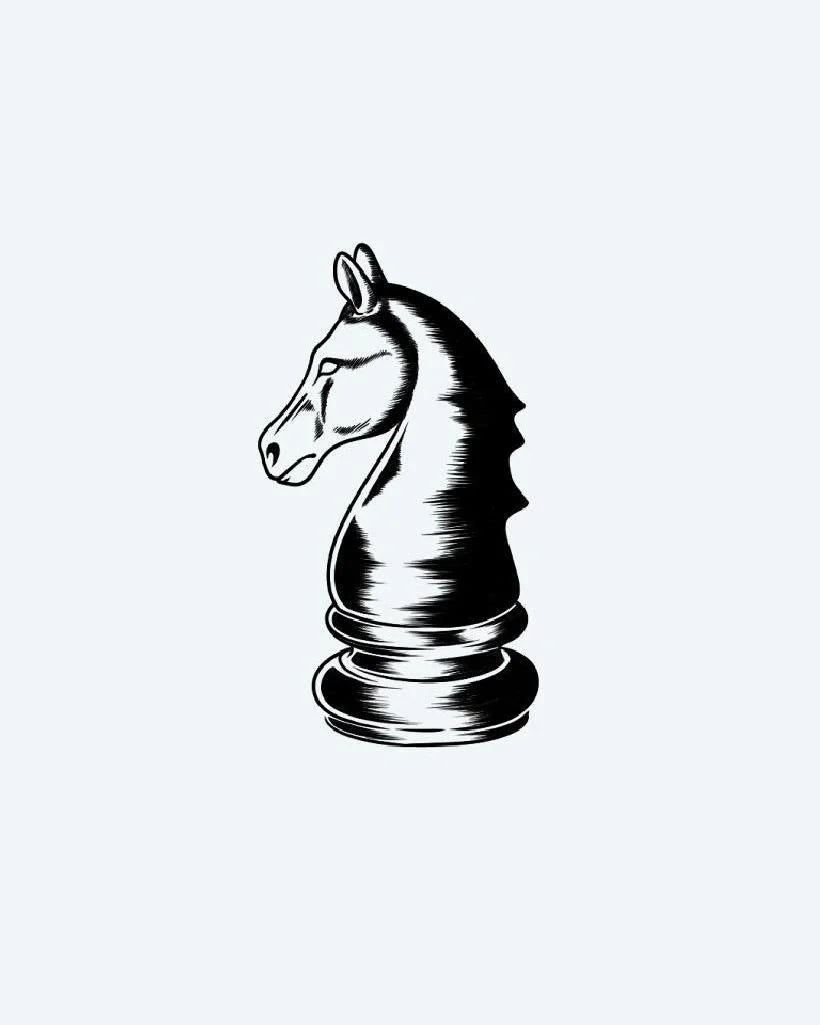 Suemos - Caballo de Ajedrez Grabado