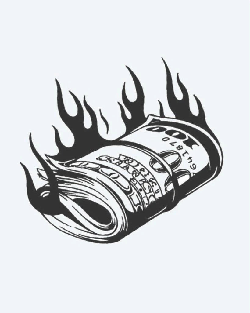 Suemos - Rollo de Dinero en Llamas
