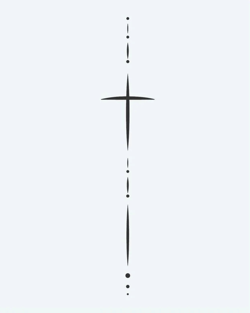 Suemos- Cruz Minimalista y Puntos