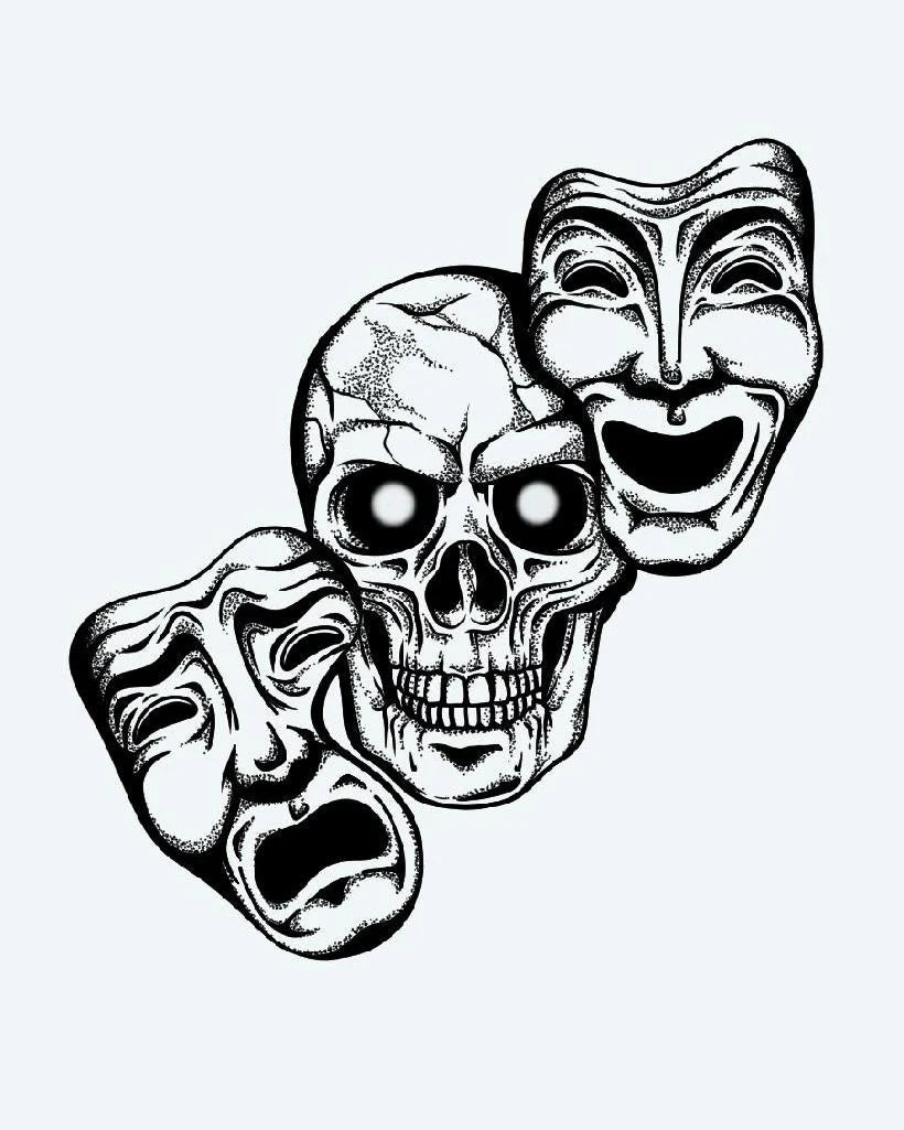Suemos- Calavera y Máscaras del Drama