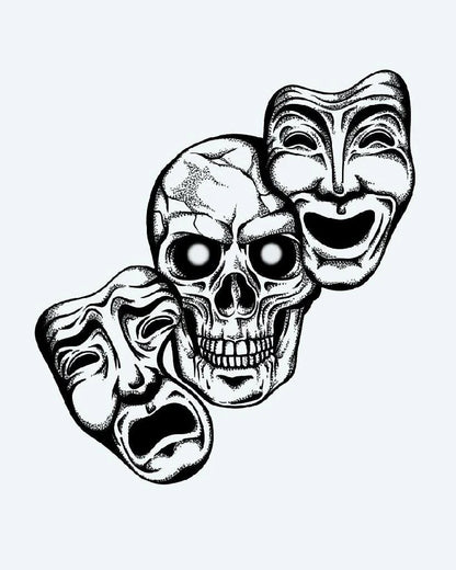 Suemos- Calavera y Máscaras del Drama
