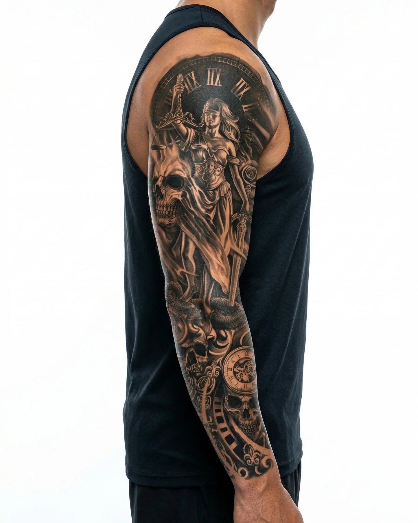 Suemos - Dama de la Justicia y Calaveras