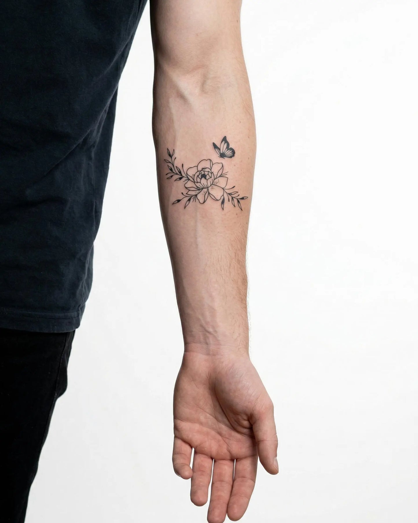 Suemos - Peonia y Mariposa