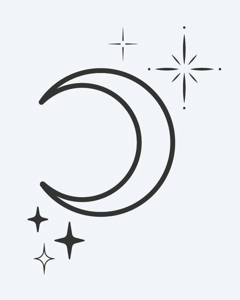 Suemos - Luna Creciente y Estrellas