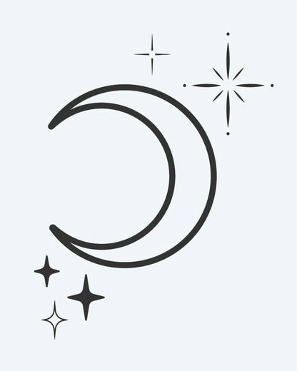 Suemos - Luna Creciente y Estrellas