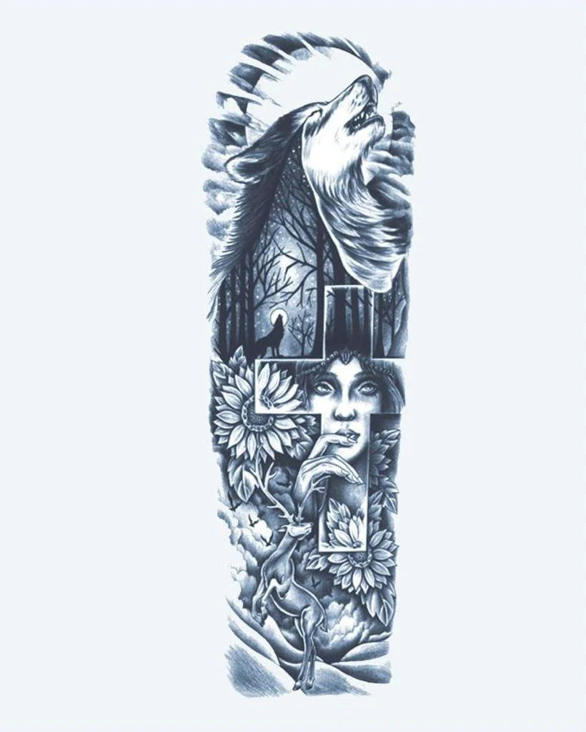 Suemos - Lobo Aullador y Mujer del Bosque