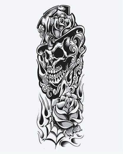 Suemos - Calavera con Sombrero de Copa y Rosas