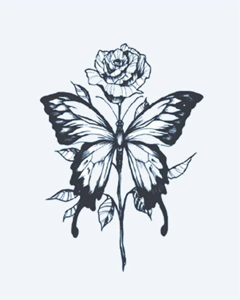 Suemos - Rosa y Mariposa