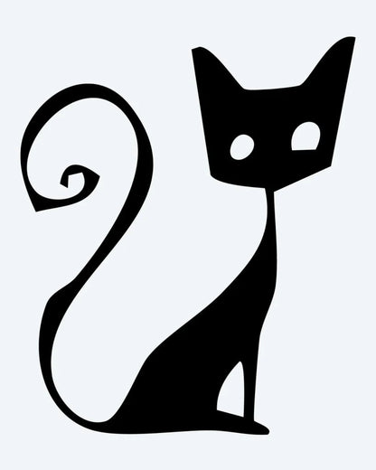 Suemos - Silueta de Gato Sentado