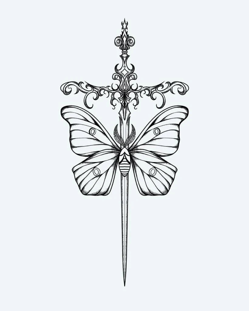 Suemos- Polilla y Daga Ornamentada