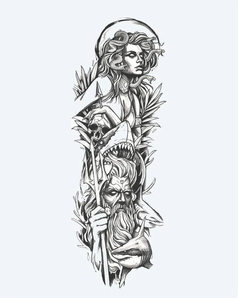 Suemos - Medusa y Poseidón