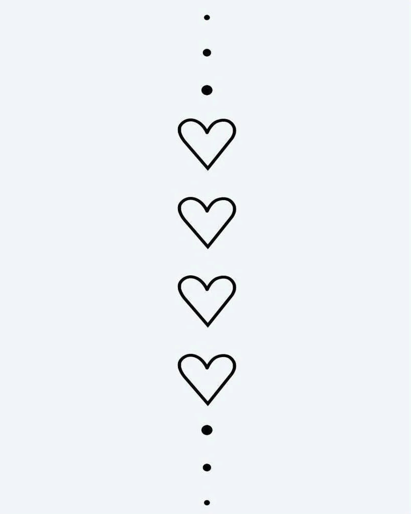 Suemos- Cadena de Corazones y Puntos