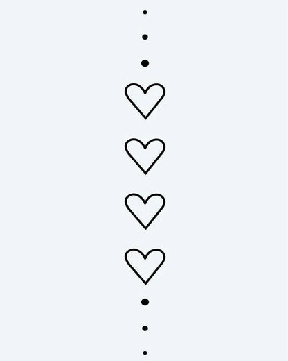 Suemos- Cadena de Corazones y Puntos
