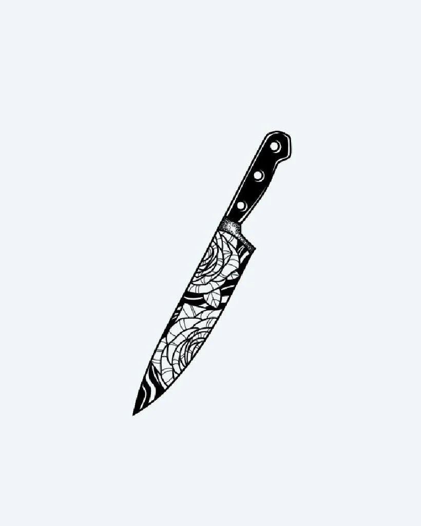Suemos - Cuchillo de Chef con Rosa