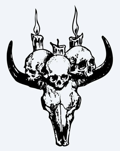 Suemos - Calavera de Toro y Velas
