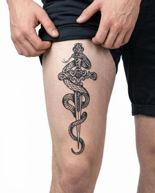 Suemos- Serpiente y Daga Ornamentada