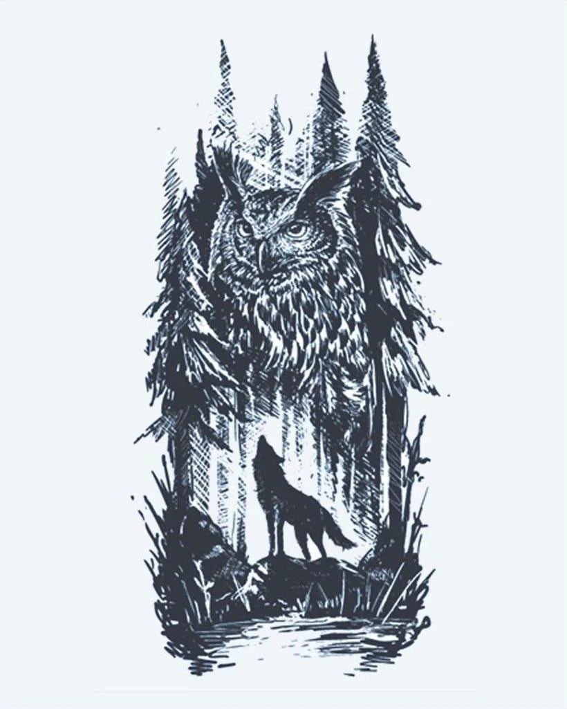 Suemos- Búho del Bosque y Lobo